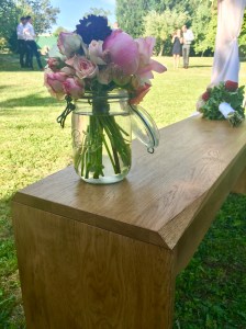 Banc B1 of le dahé en chêne massif ciré. 340€